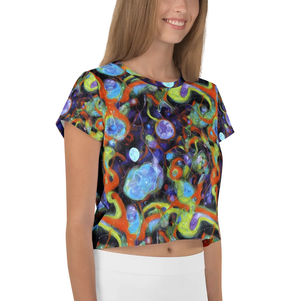 Prism Fever on Crop Tee — Right