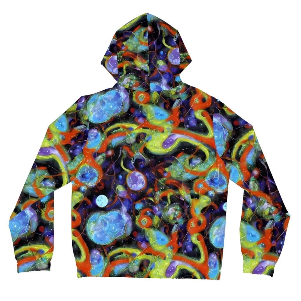 Prism Fever on Women's Full-Zip Hoodie — Back