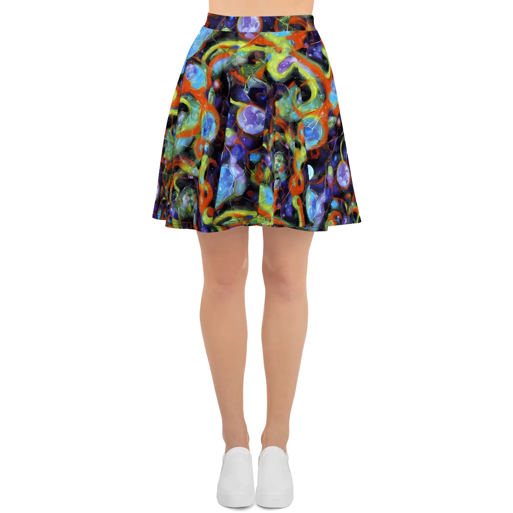 Prism Fever on Skater Skirt — Front
