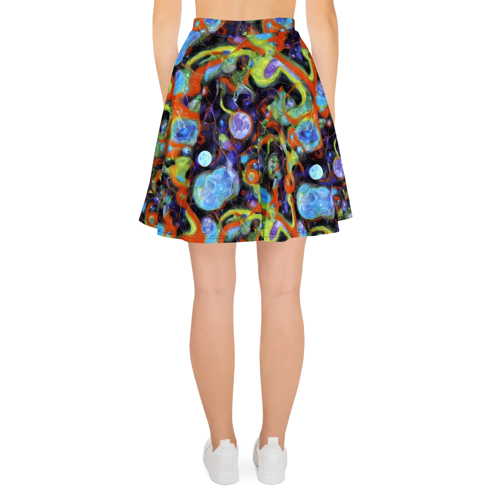 Prism Fever on Skater Skirt — Back