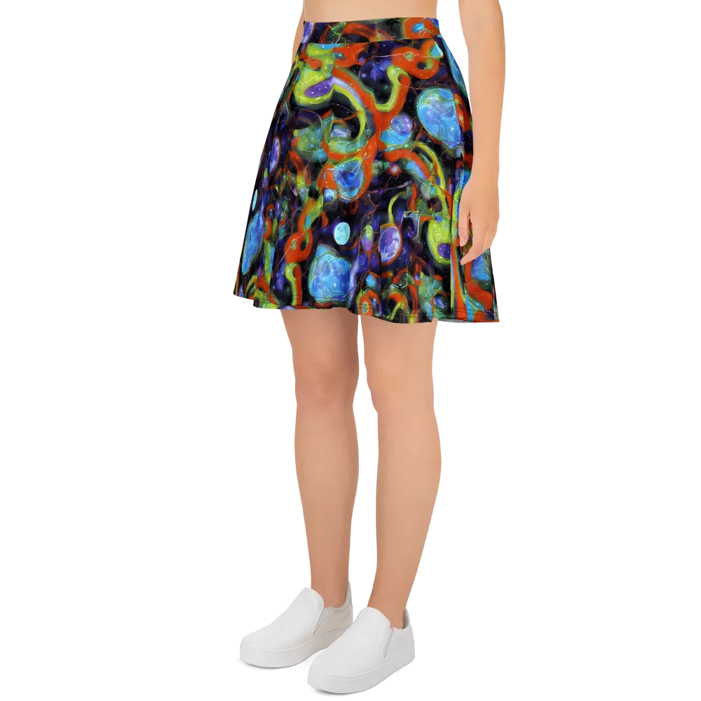 Prism Fever on Skater Skirt — Left