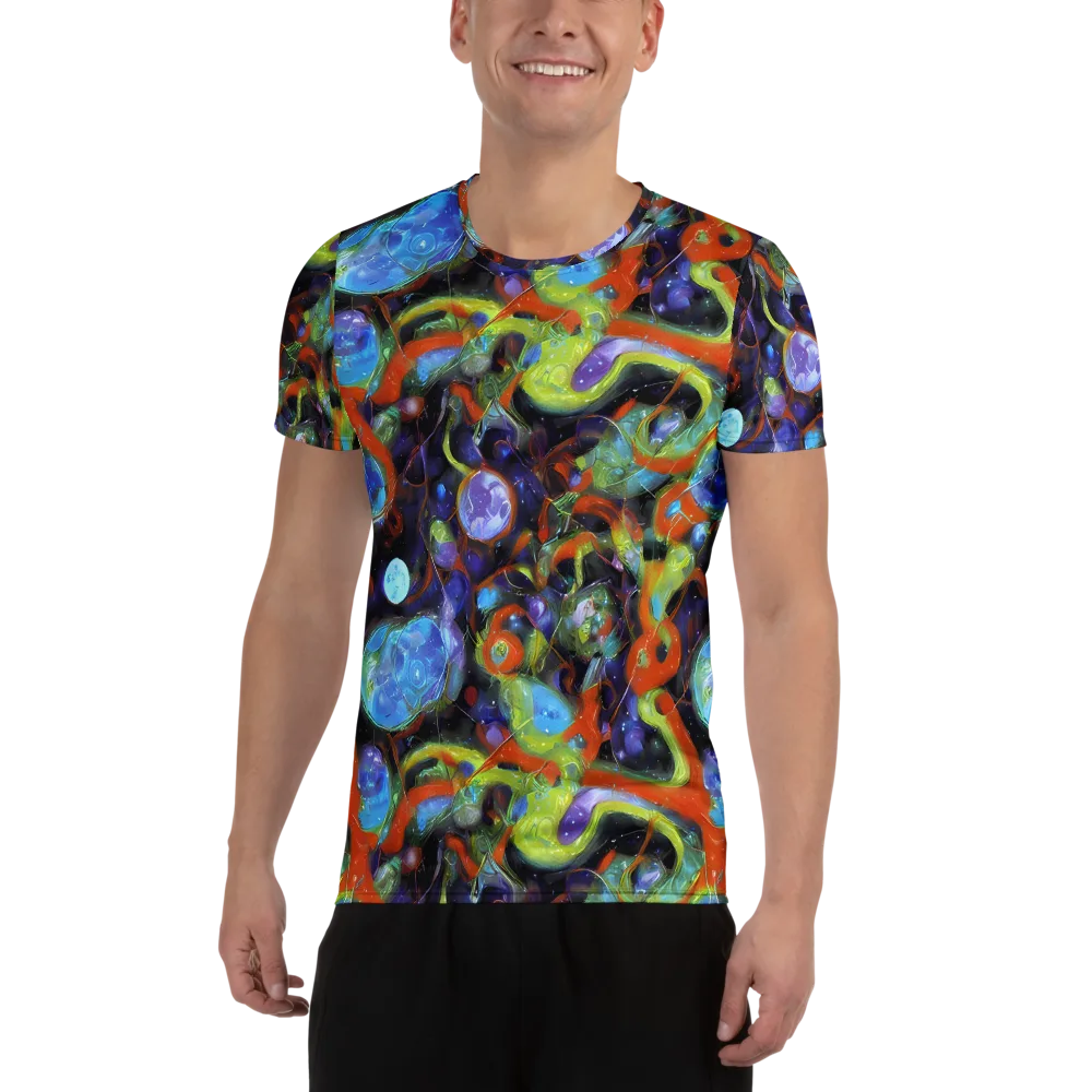 Prism Fever on Men's Athletic T-Shirt — Front