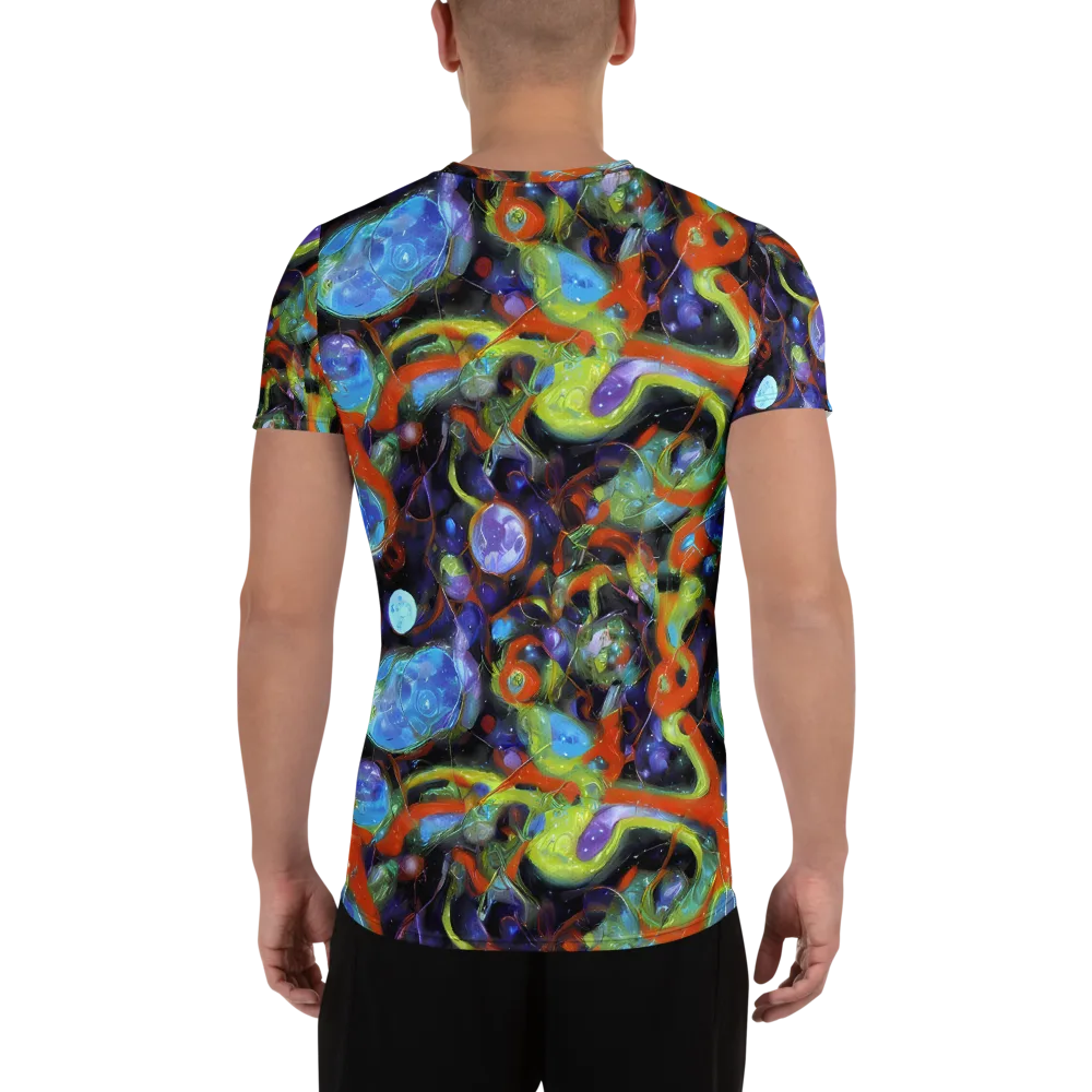 Prism Fever on Men's Athletic T-Shirt — Back