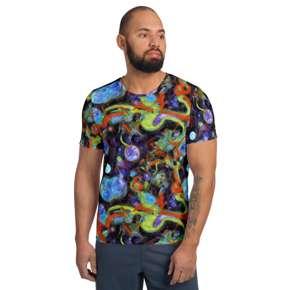 Prism Fever on Men's Athletic T-Shirt — Front