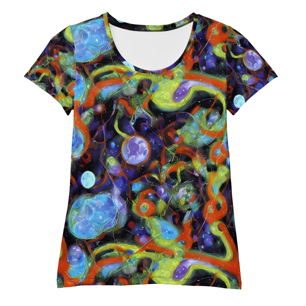 Prism Fever on Women's Athletic T-Shirt — Front