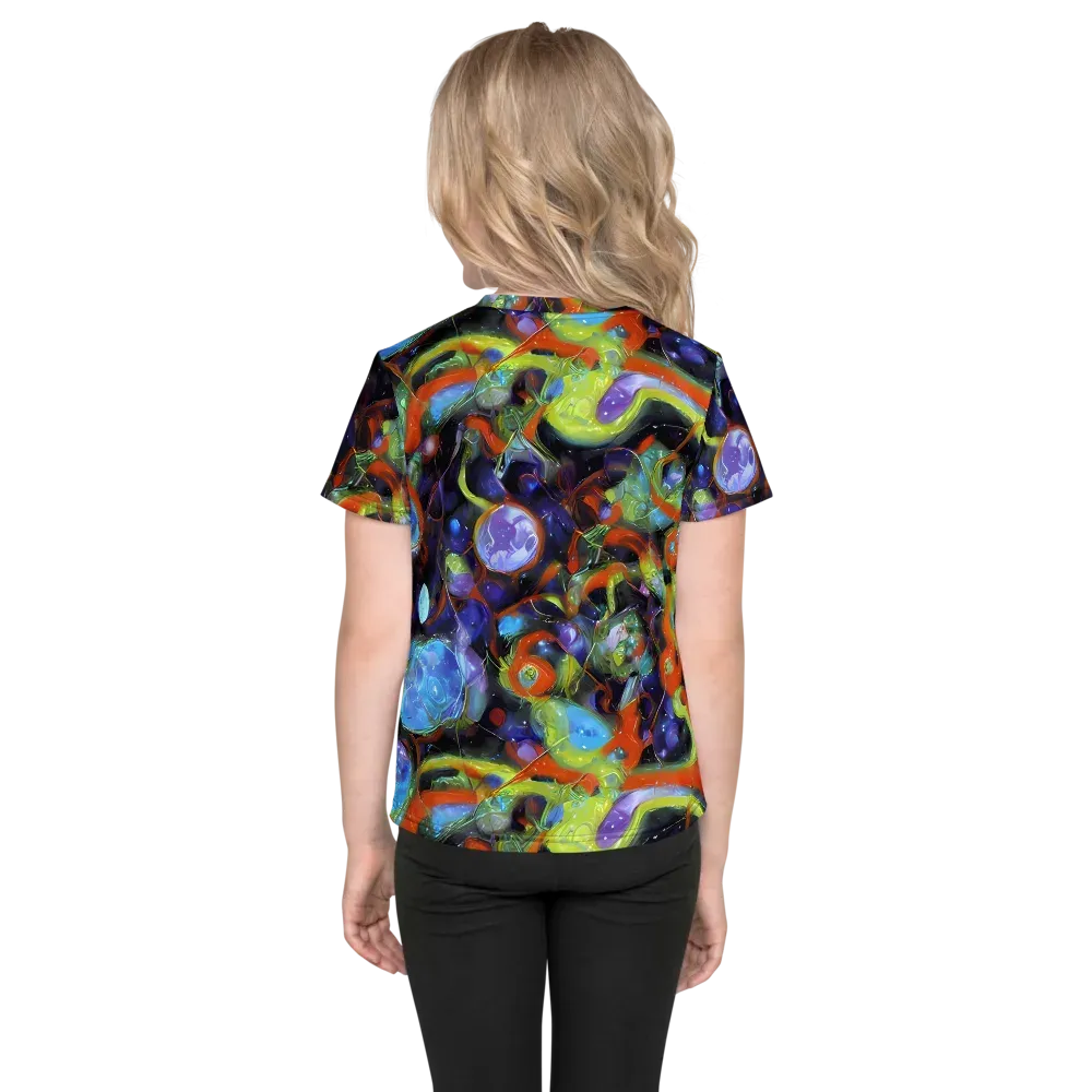 Prism Fever on Kids Crew Neck T-Shirt — Back