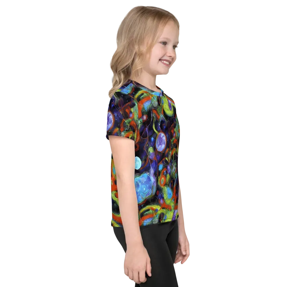 Prism Fever on Kids Crew Neck T-Shirt — Right