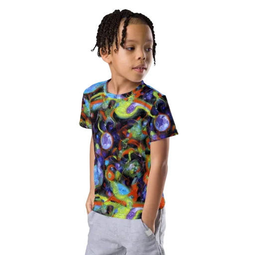 Prism Fever on a Kids Crew Neck T-Shirt