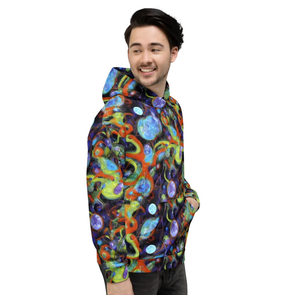 Prism Fever on Hoodie — Right