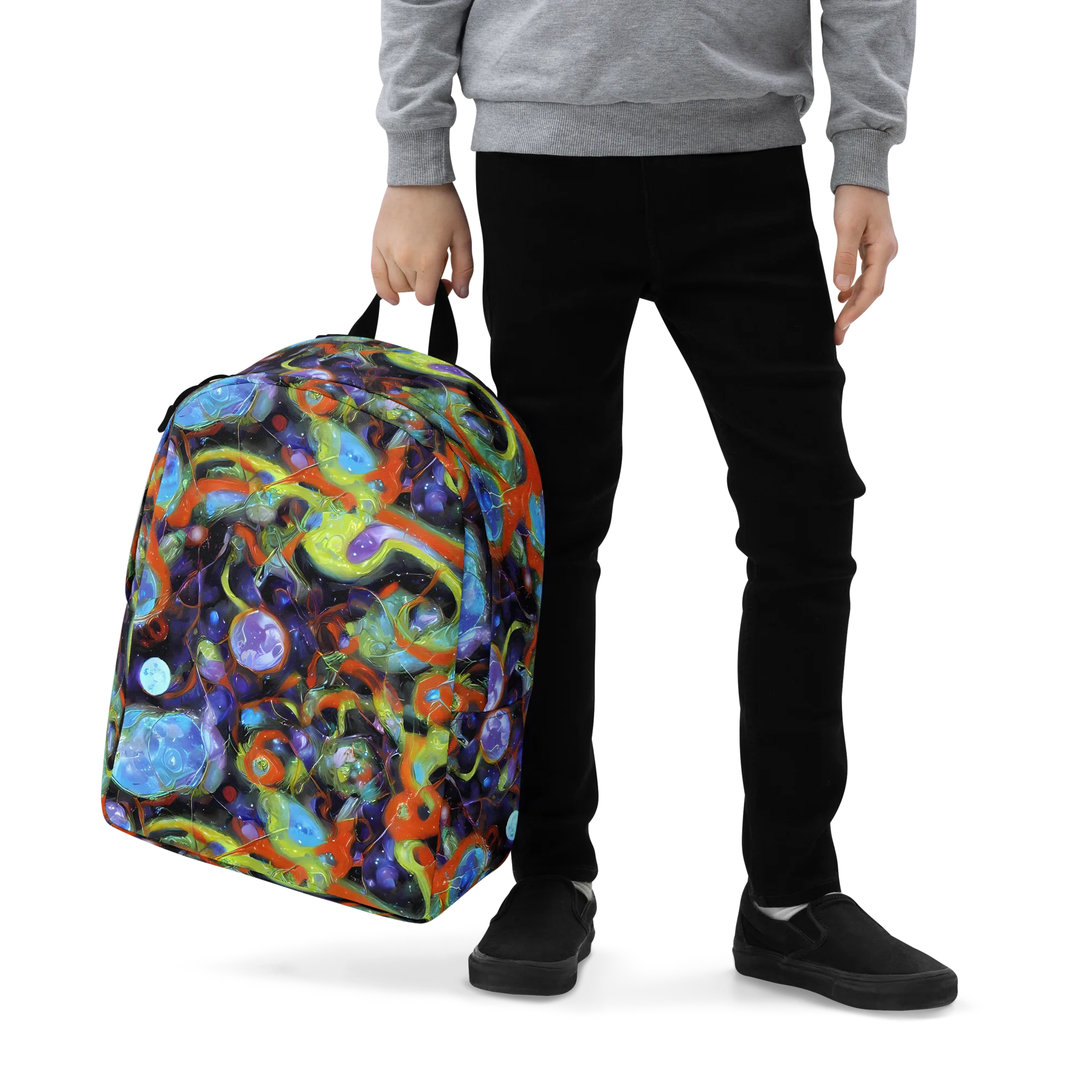 Prism Fever on Minimalist Backpack — Zoomed-in
