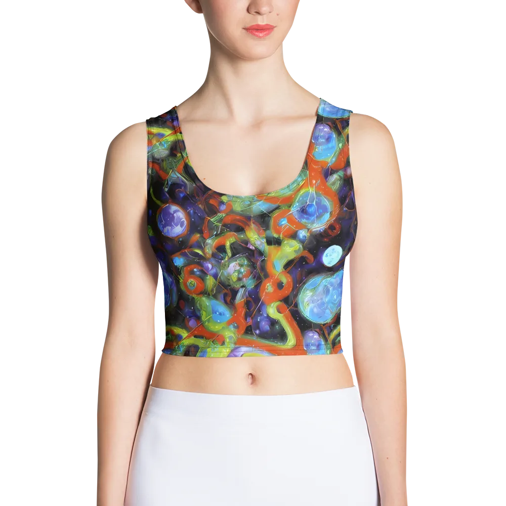 Prism Fever on Crop Top — Front