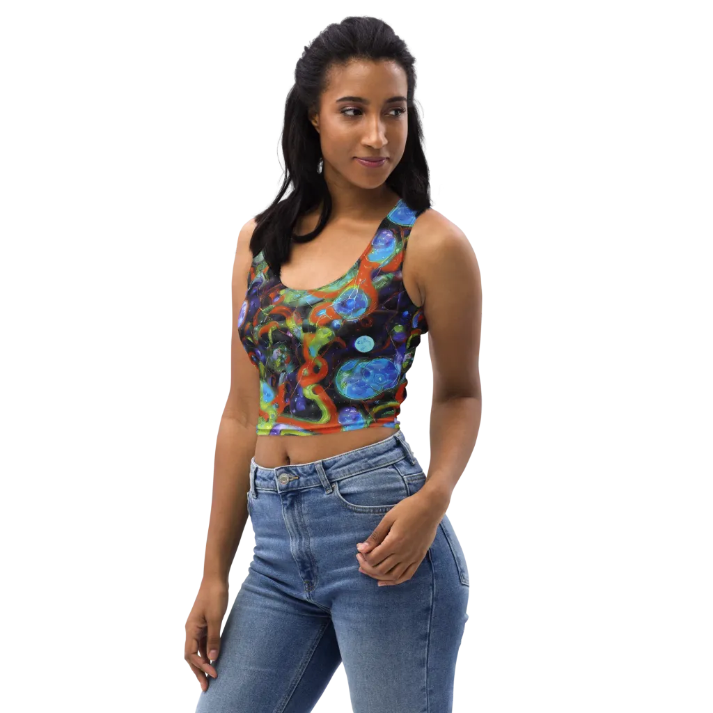 Prism Fever on Crop Top — Left Front