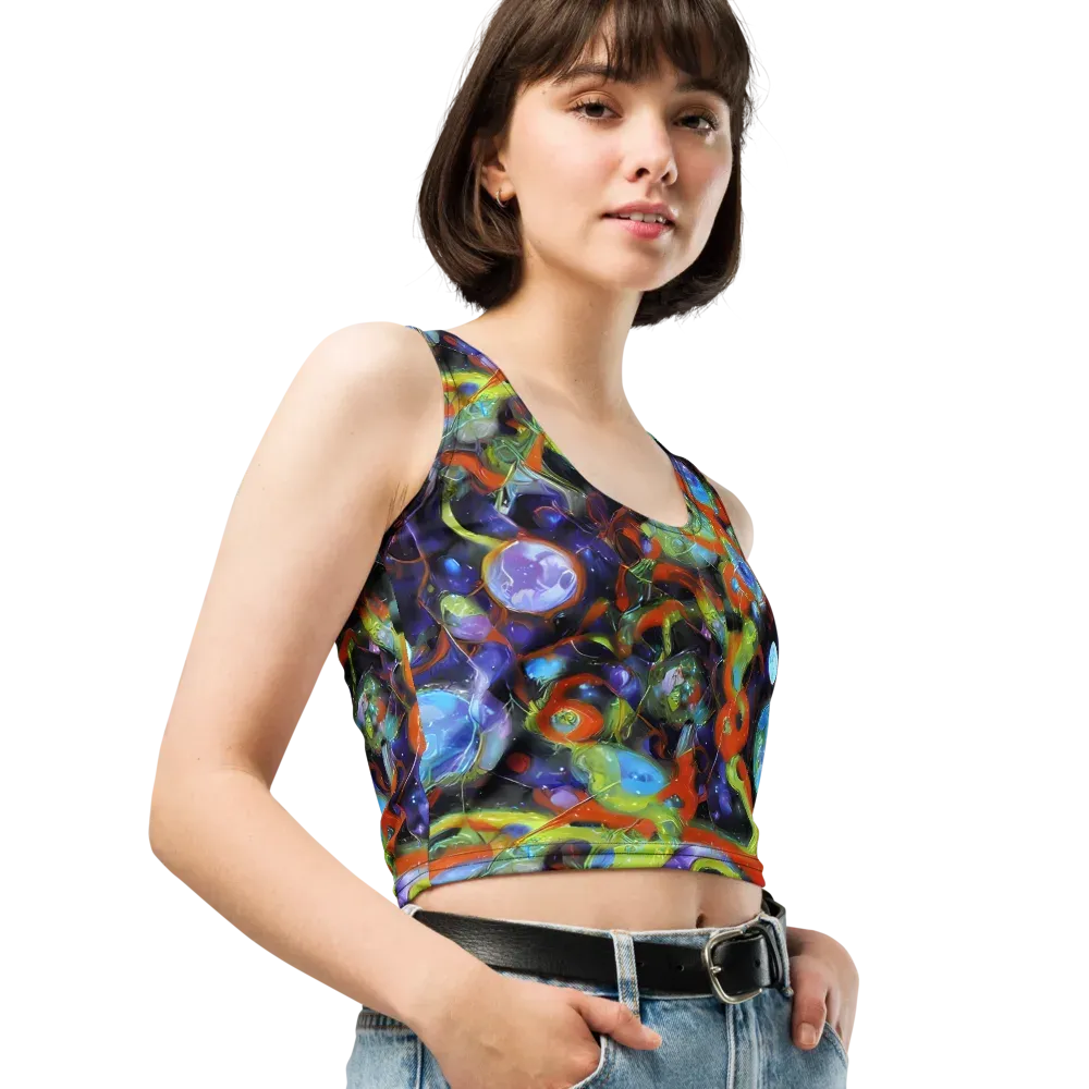Prism Fever on Crop Top — Right Front
