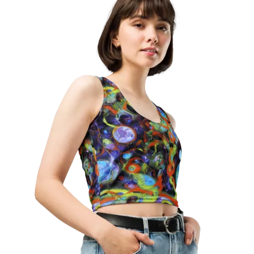 Prism Fever on a Crop Top