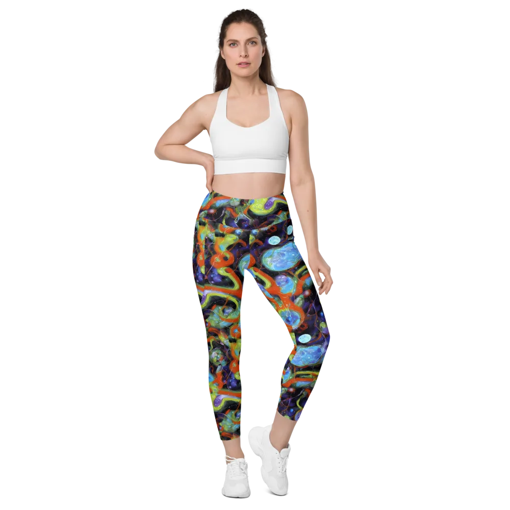 Prism Fever on Leggings with Pockets — Front