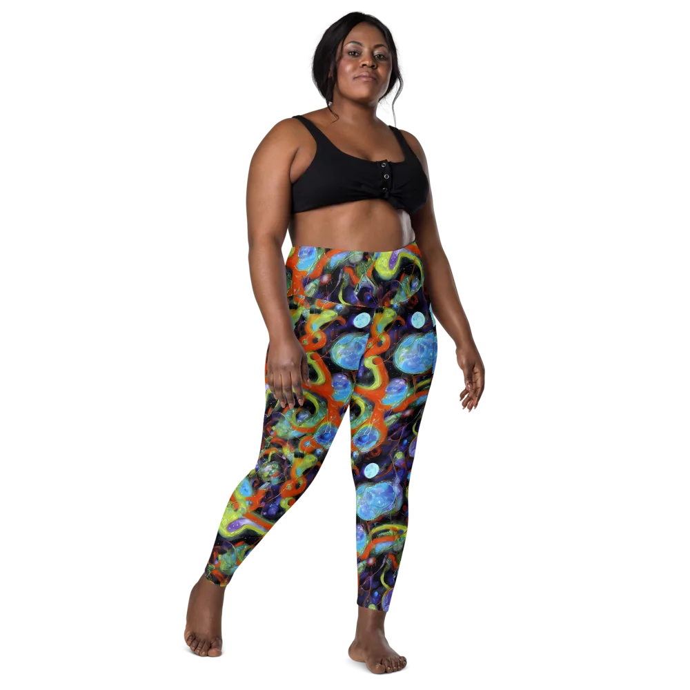Prism Fever on Leggings with Pockets — Front