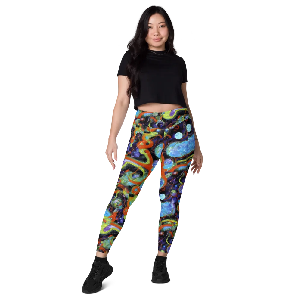 Prism Fever on Leggings with Pockets — Front