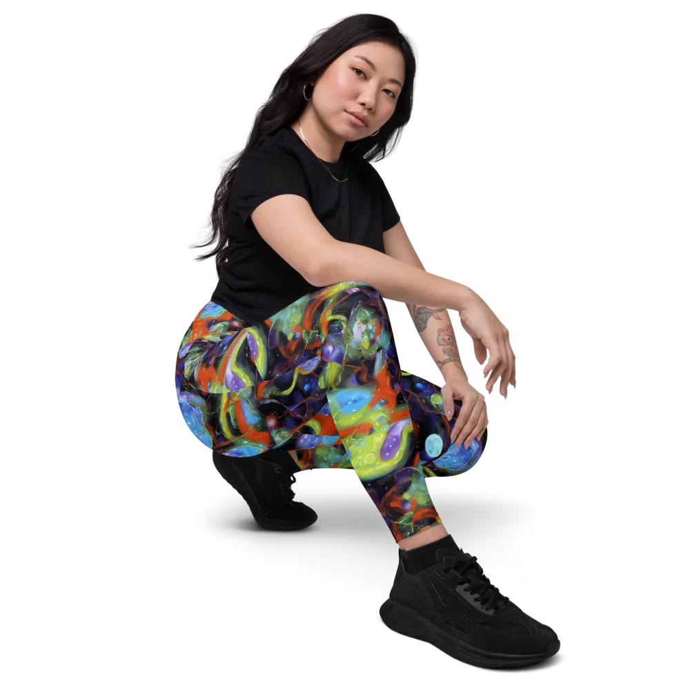Prism Fever on Leggings with Pockets — Right Front
