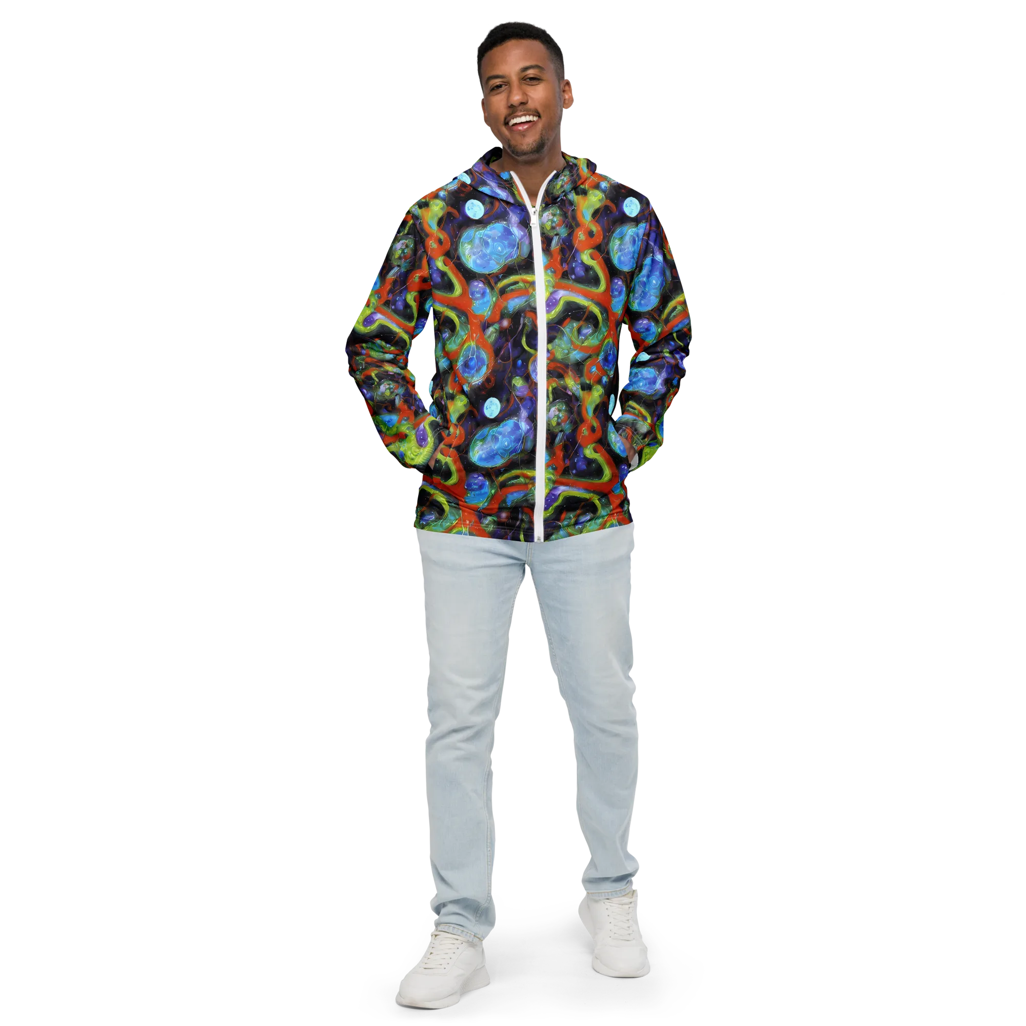 Prism Fever on Men's Windbreaker — Front