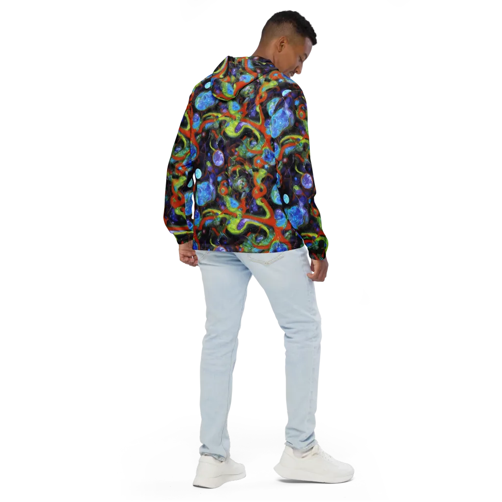 Prism Fever on Men's Windbreaker — Back