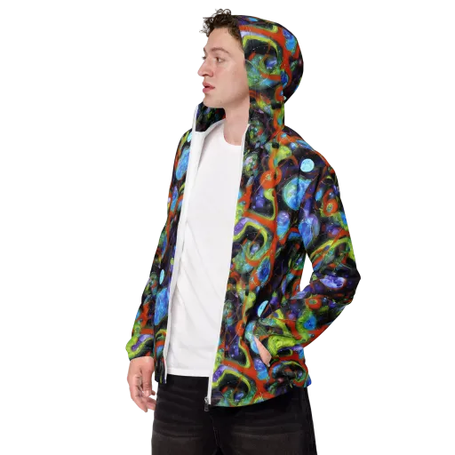 Prism Fever on a Men's Windbreaker