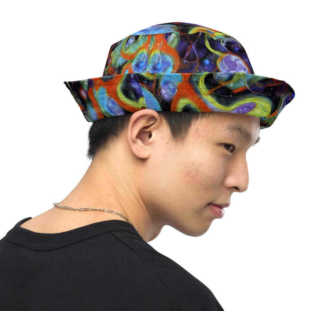 Prism Fever on Reversible Bucket Hat — Right Outside