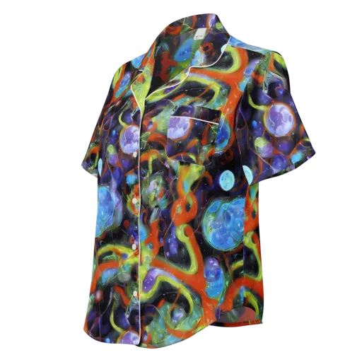 Prism Fever on a Women's Short Sleeve Pajama Top