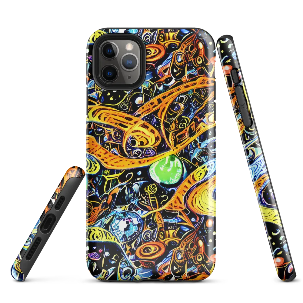 Blacklight Odyssey on Tough Case for iPhone® — Front