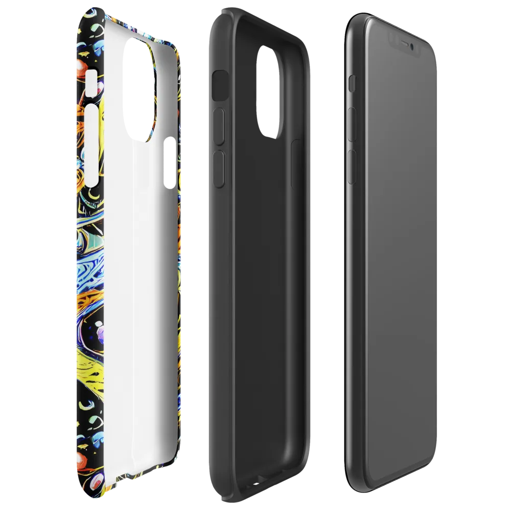 Blacklight Odyssey on Tough Case for iPhone® — Right