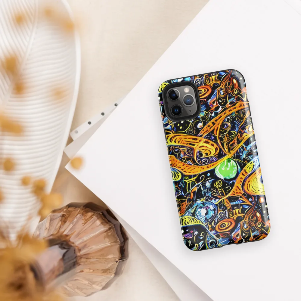 Blacklight Odyssey on Tough Case for iPhone® — Front