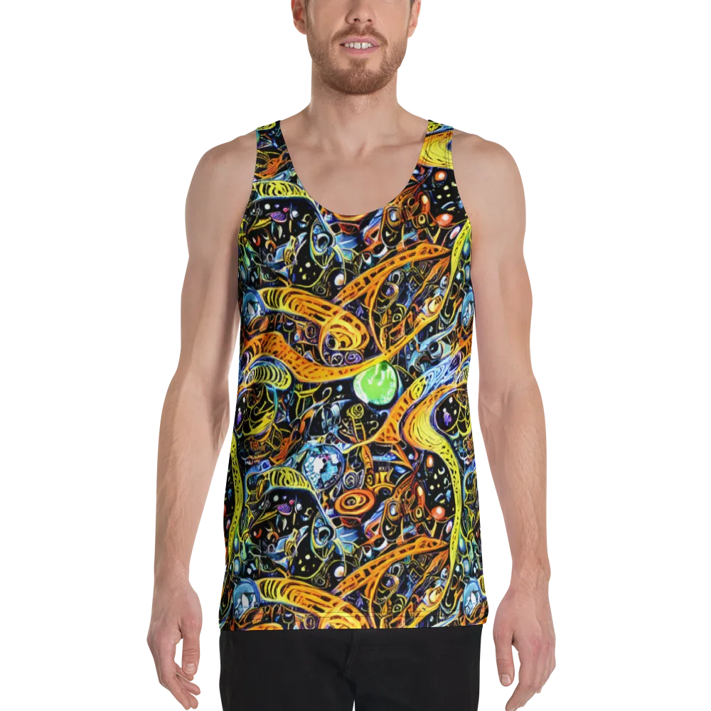 Blacklight Odyssey on Men's Tank Top — Front