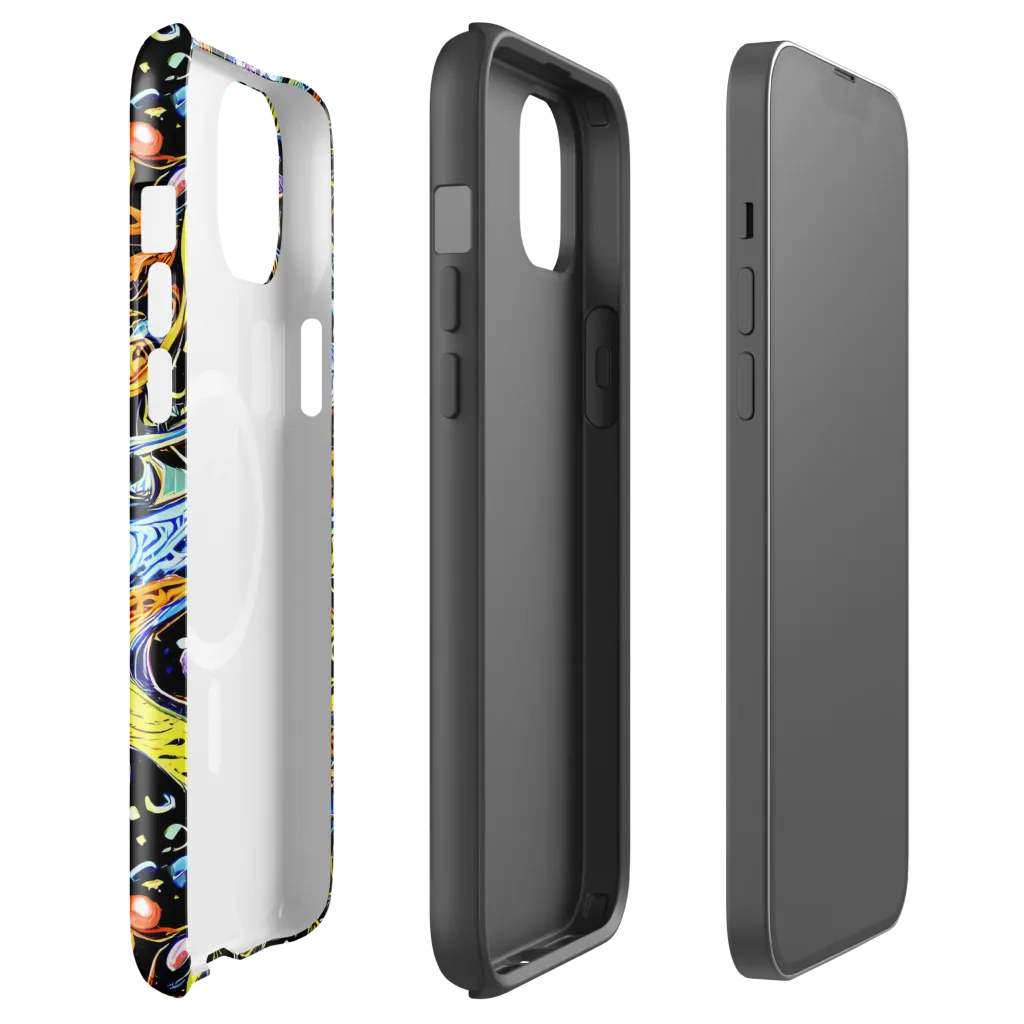 Blacklight Odyssey on MagSafe Tough Case for iPhone® — Front