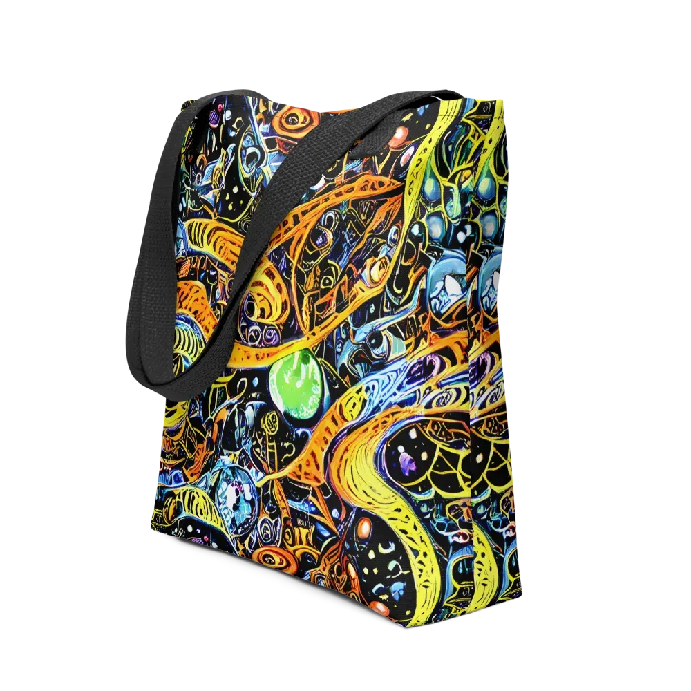 Blacklight Odyssey on Tote Bag — Front