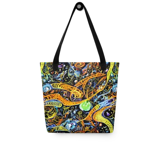 Blacklight Odyssey on a Tote Bag