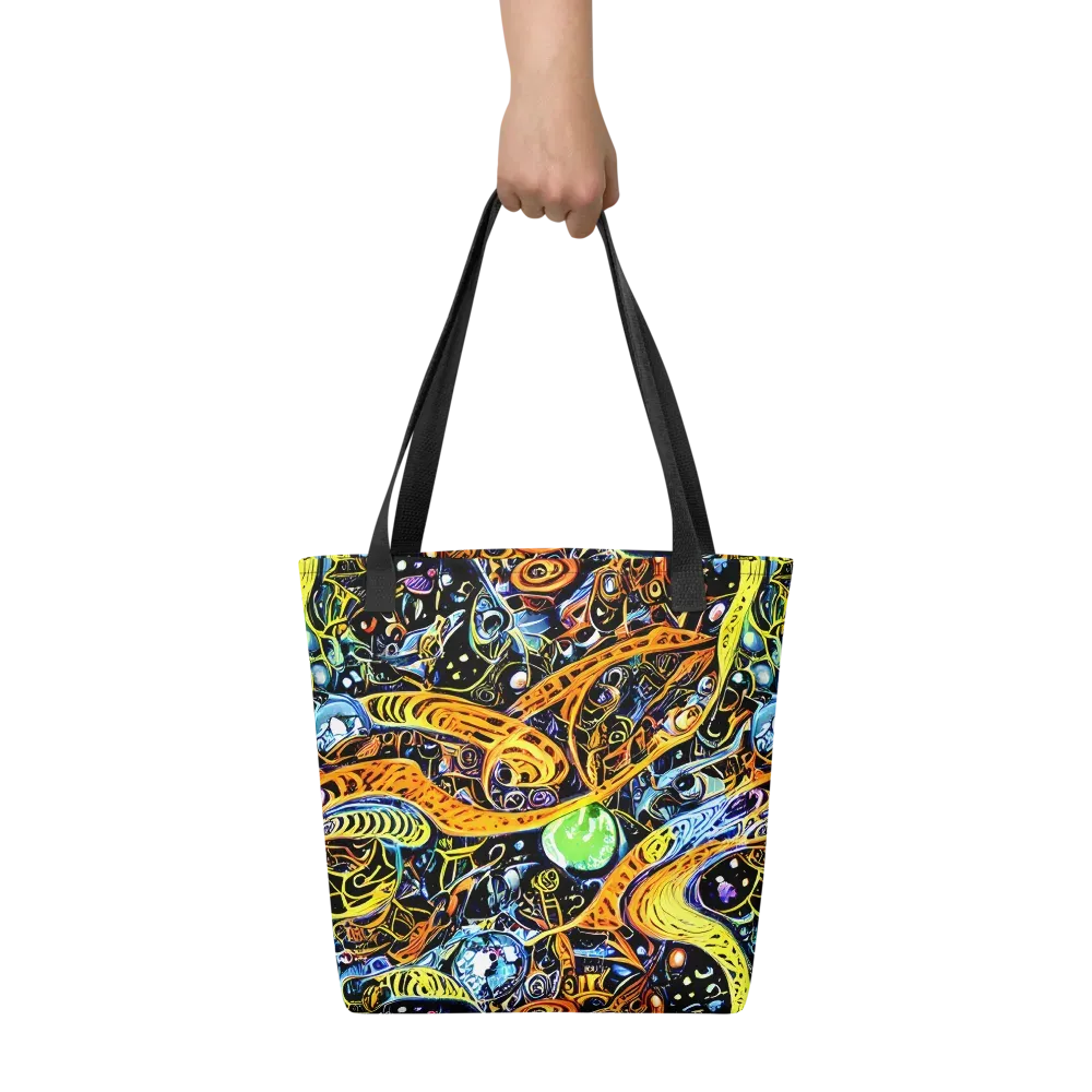Blacklight Odyssey on Tote Bag — Front