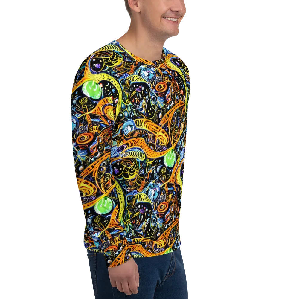 Blacklight Odyssey on Sweatshirt — Right Front