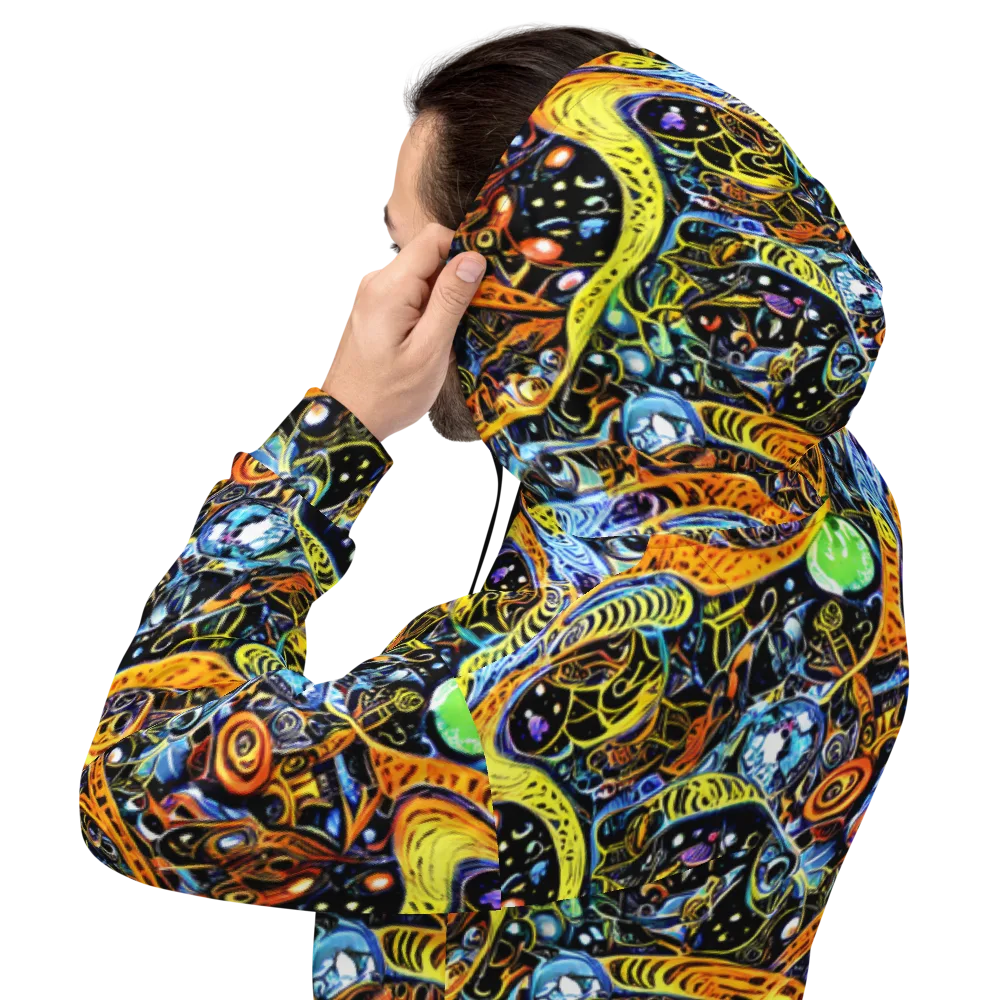 Blacklight Odyssey on Hoodie — Back