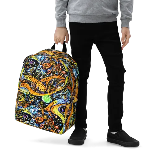 Blacklight Odyssey on a Minimalist Backpack