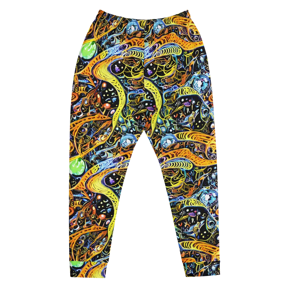 Blacklight Odyssey on Men's Joggers — Front