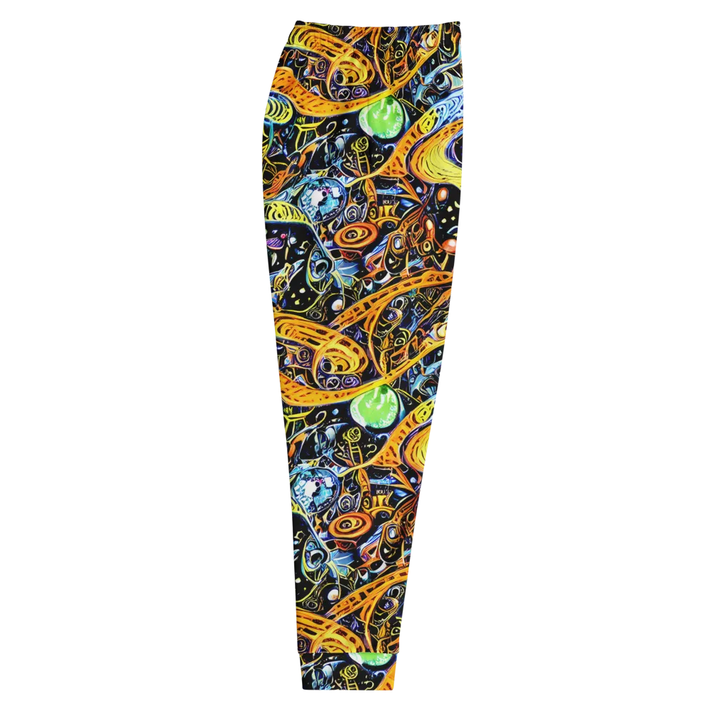 Blacklight Odyssey on Men's Joggers — Right