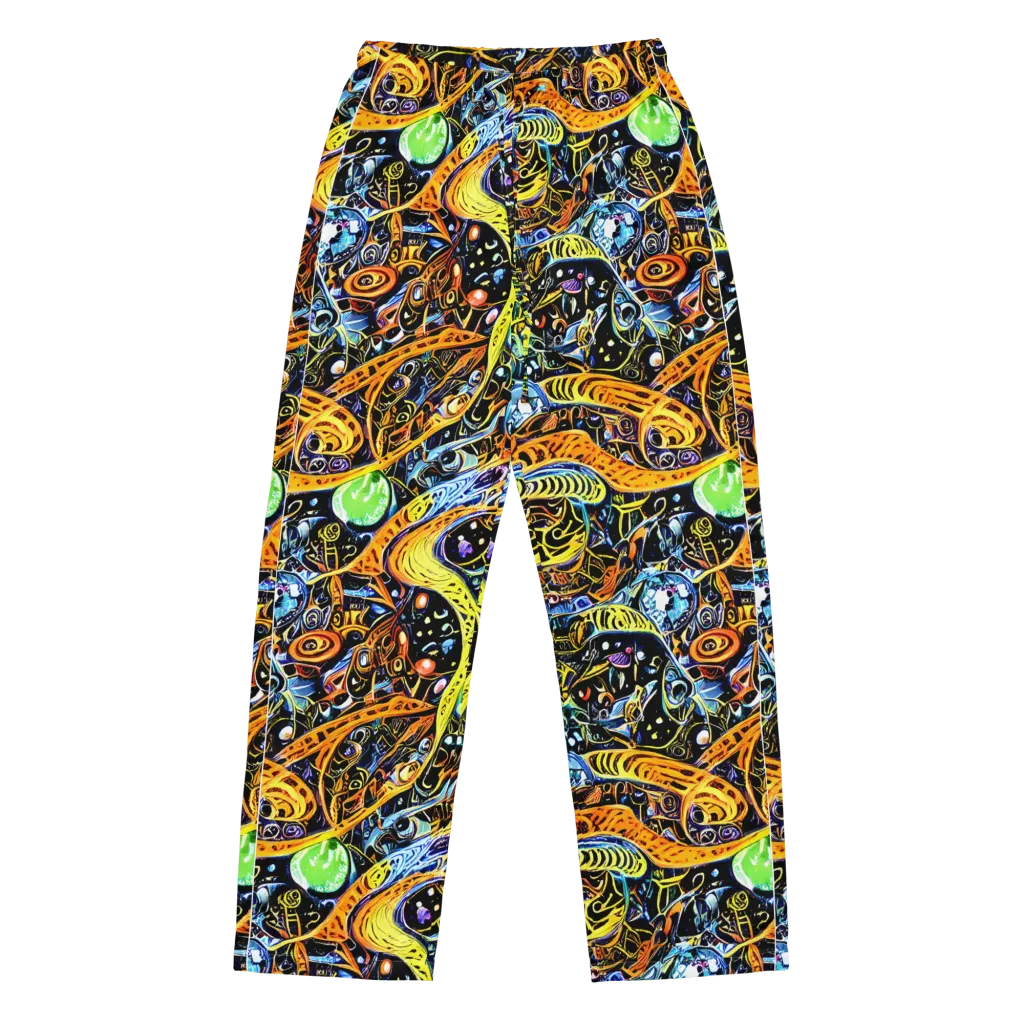 Blacklight Odyssey on Women's Pajama Pants — Front