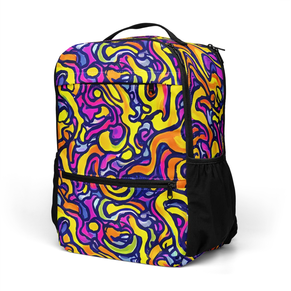 Radiant Turbulence on Utility Backpack — Left Front