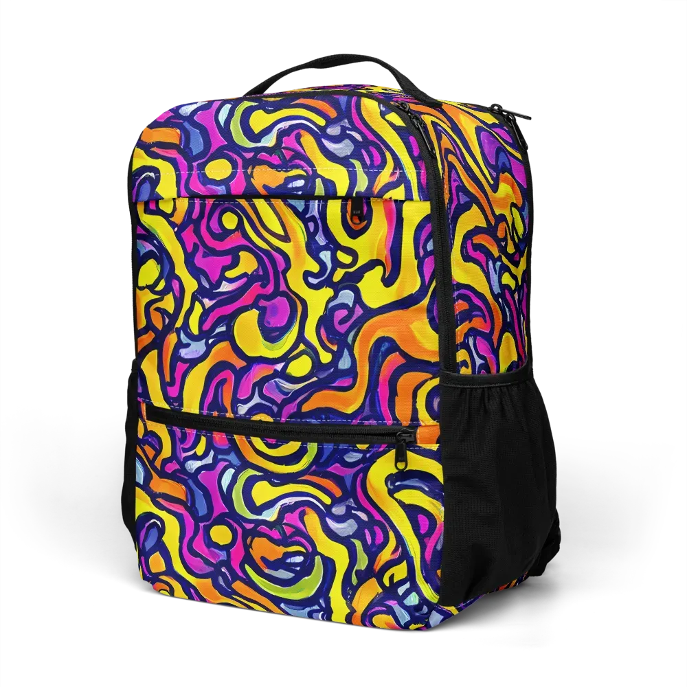 Radiant Turbulence on Utility Backpack — Left Front