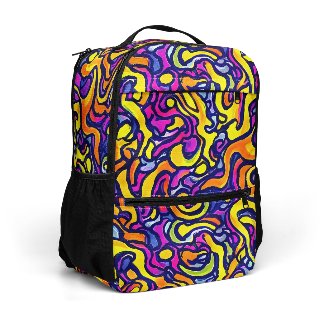 Radiant Turbulence on Utility Backpack — Right Front