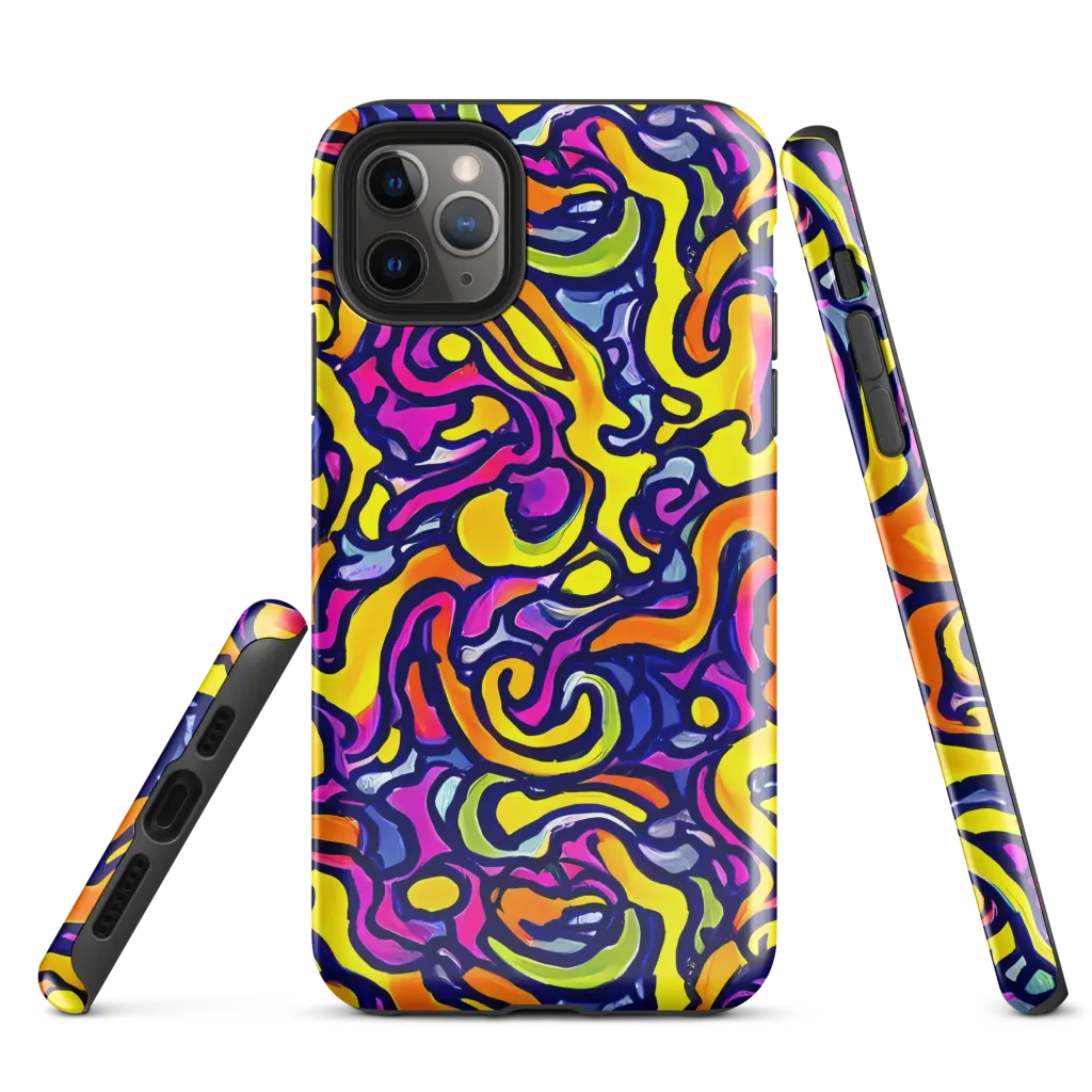 Radiant Turbulence on Tough Case for iPhone® — Front