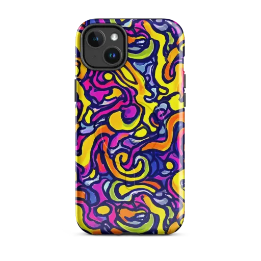 Radiant Turbulence on a MagSafe Tough Case for iPhone®