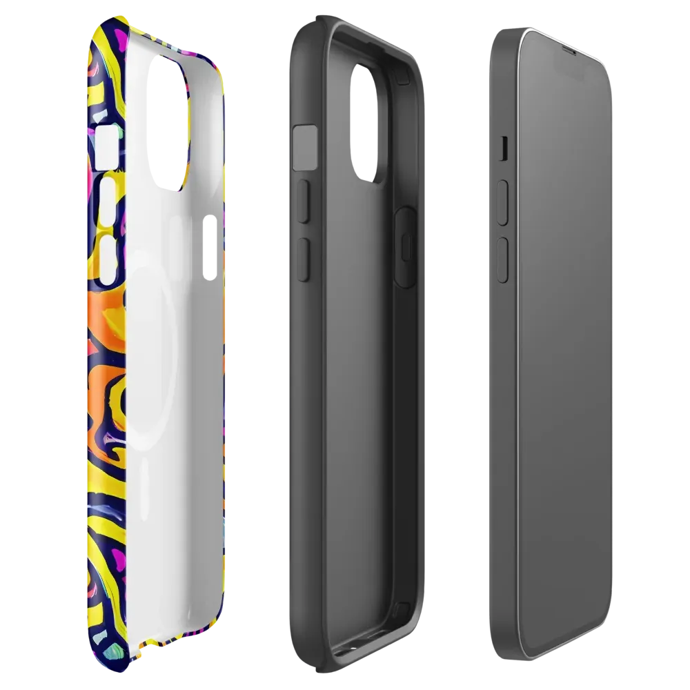 Radiant Turbulence on MagSafe Tough Case for iPhone® — Front