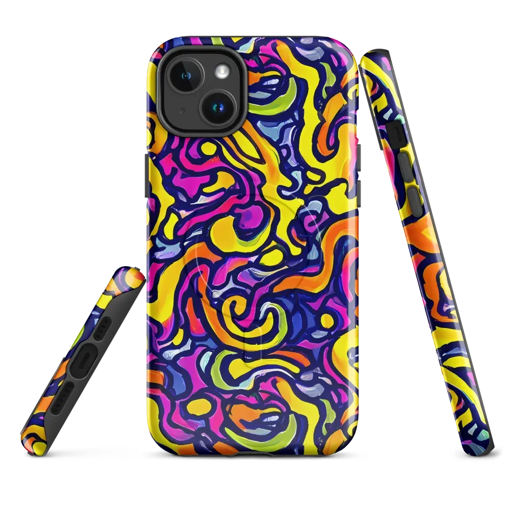 Radiant Turbulence on MagSafe Tough Case for iPhone® — Front