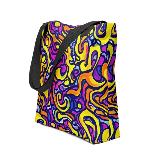 Radiant Turbulence on a Tote Bag