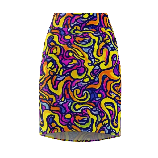 Radiant Turbulence on a Pencil Skirt